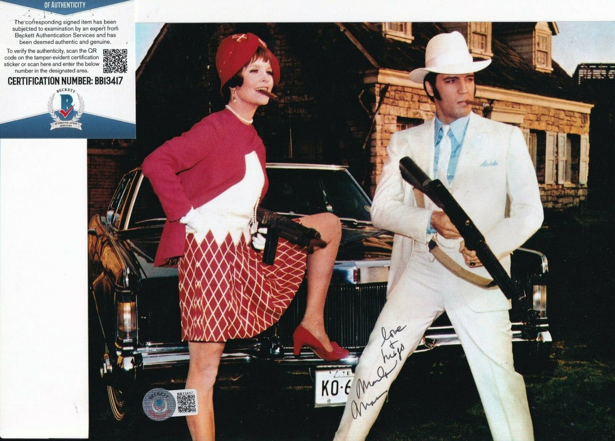 MARLYN MASON signed (TROUBLE WITH GIRLS) Movie 8X10 photo BECKETT BAS BB13417