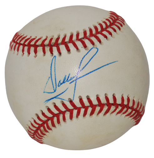 DALLAS GREEN signed NL Official baseball (PHILADELPHIA PHILLIES) Mets W/COA 