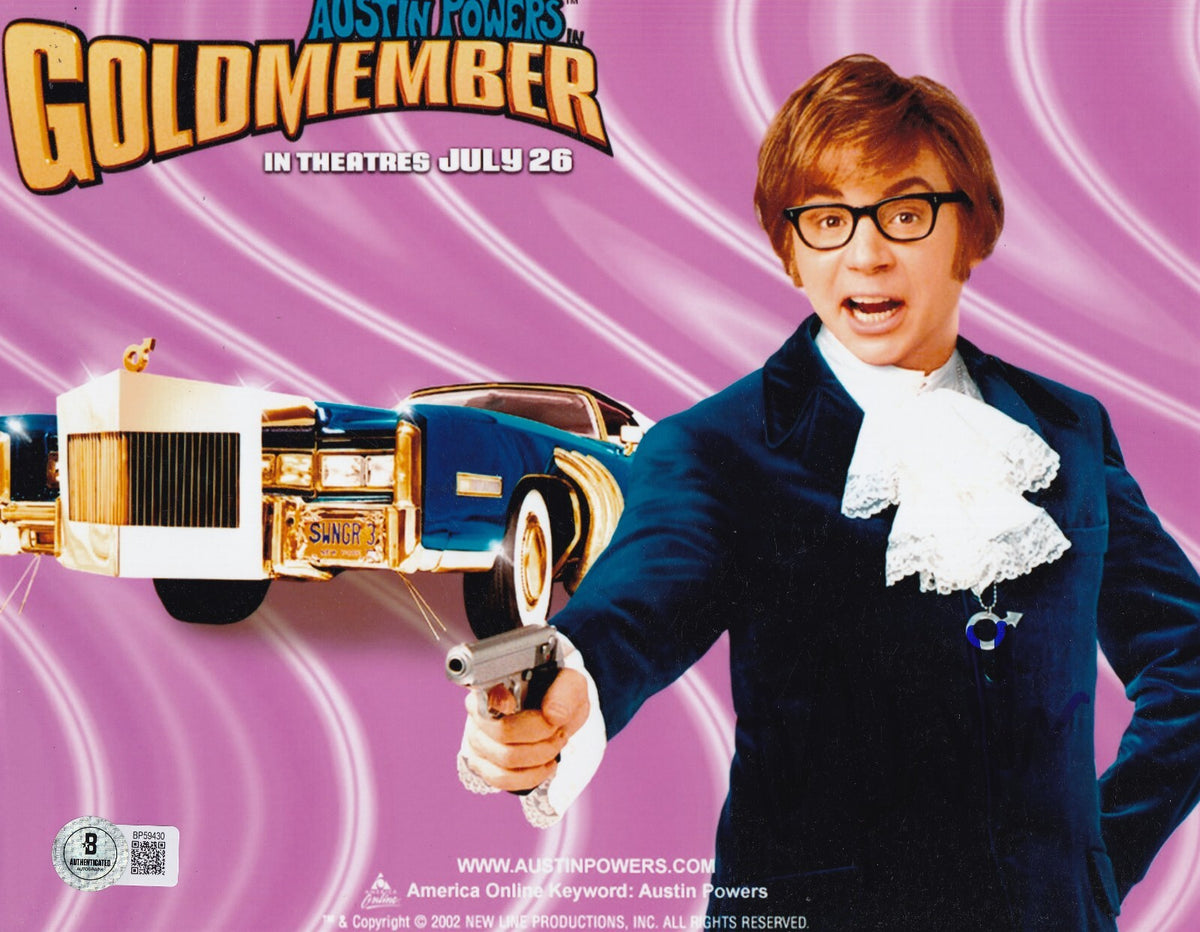 MIKE MYERS signed (AUSTIN POWERS) Goldmember movie 8X10 photo BECKETT BP59430
