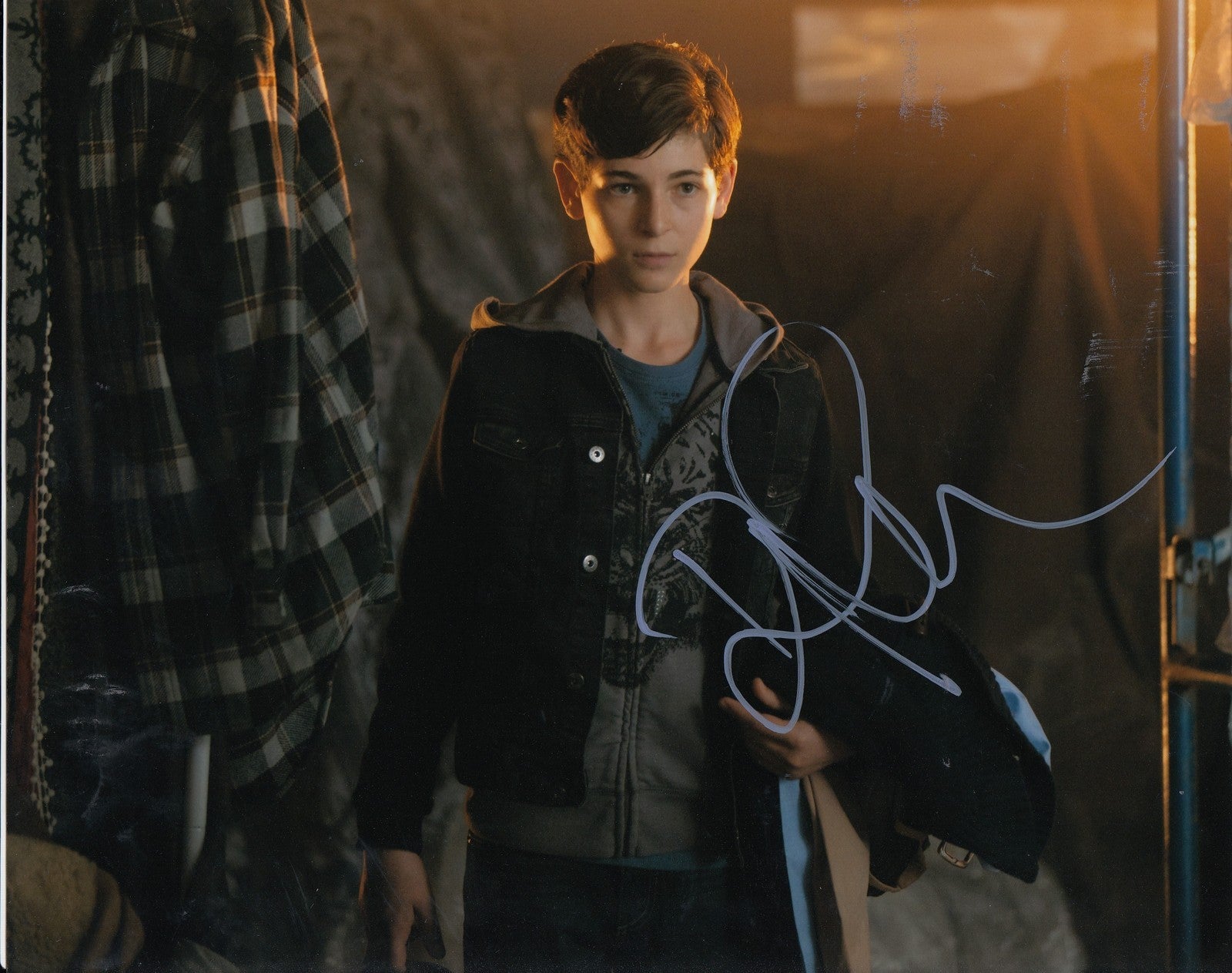 DAVID MAZOUZ signed *GOTHAM* Bruce Wayne TV SHOW 8X10 photograph W/COA #5
