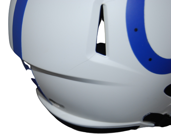 ERIC DICKERSON signed (INDIANAPOLIS COLTS) lunar F/S football helmet BECKETT BAS