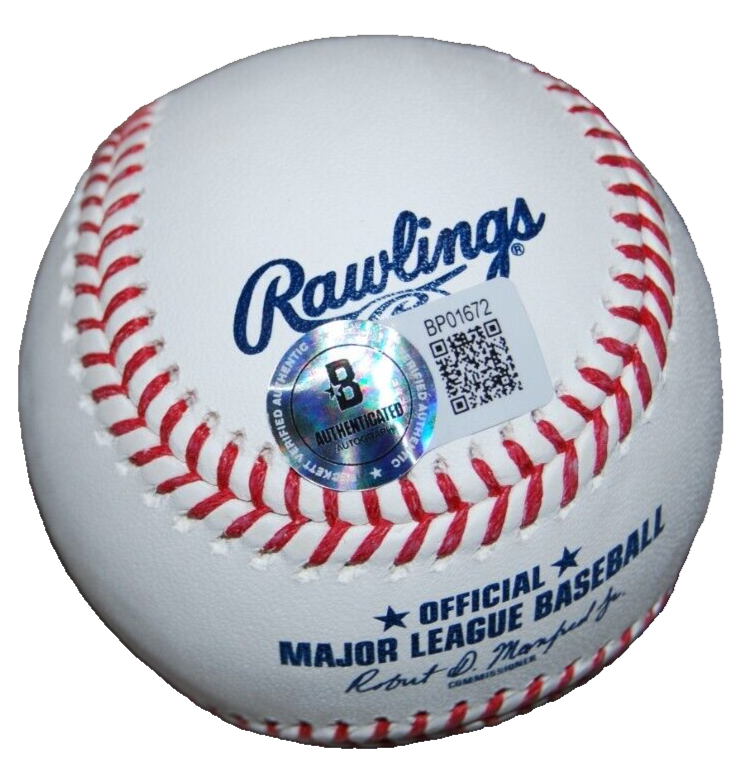 JAMISON TAILLON signed (CHICAGO CUBS) OML Major League baseball BECKETT BP01672