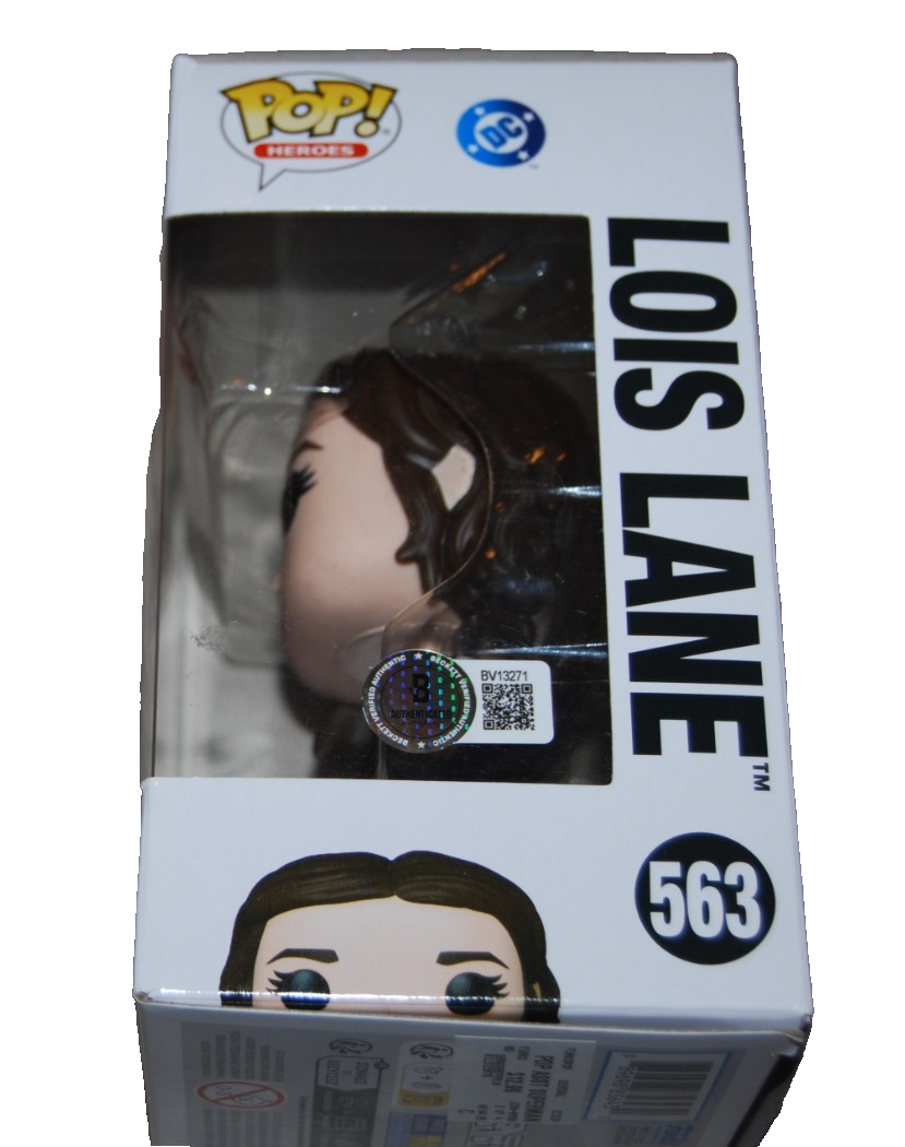 RACHEL BRONHAHAN signed (SUPER MAN) Lois Lane #563 Funko Pop BECKETT BAS BV13271