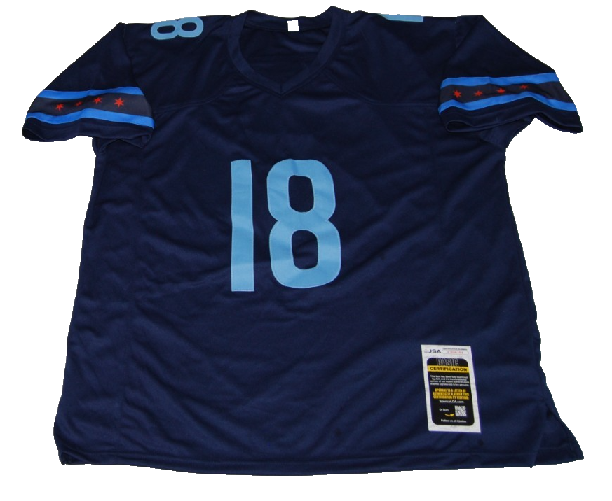 CALEB WILLIAMS signed (CHICAGO BEARS) Custom XL football jersey JSA CR86384