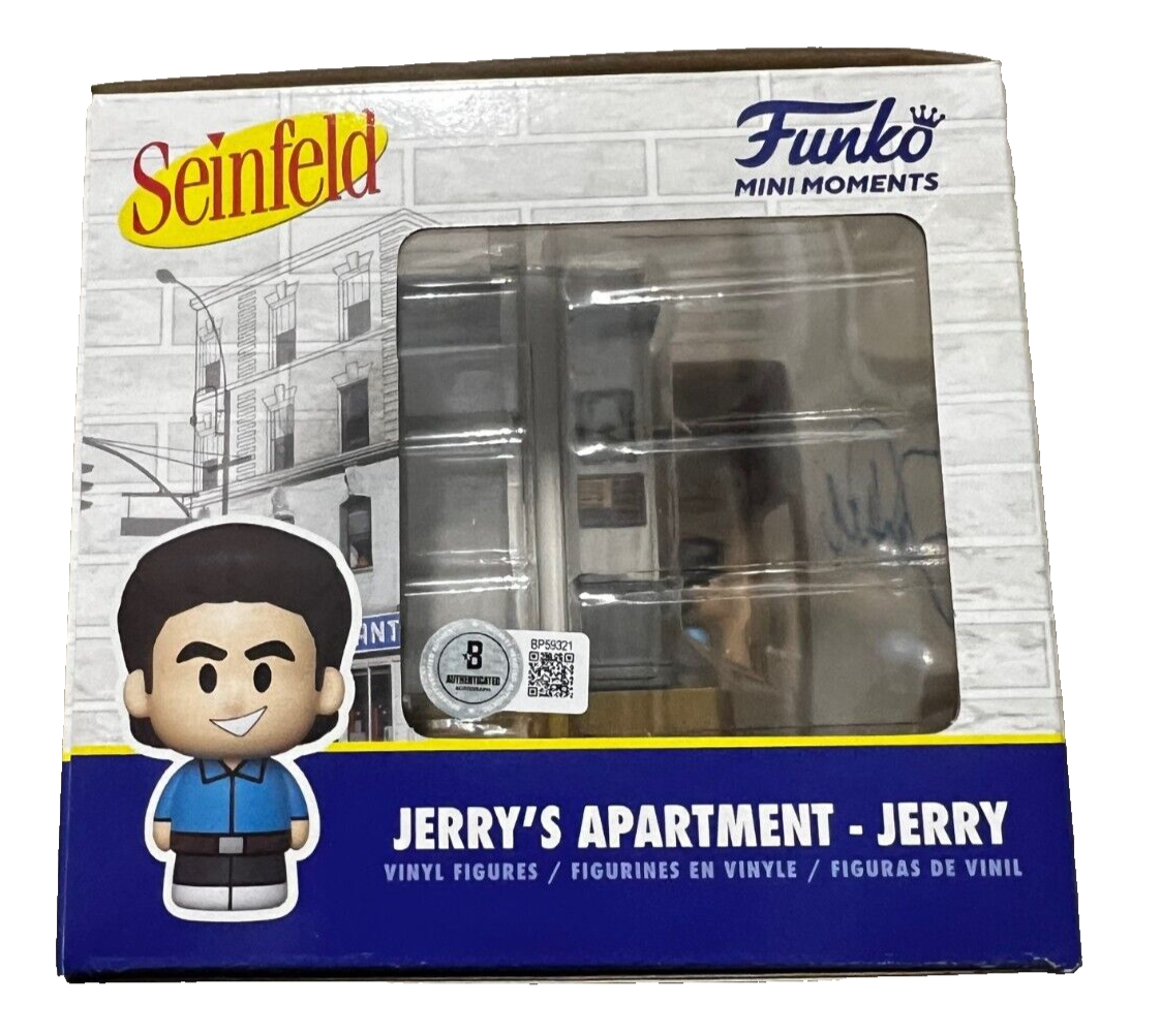 LARRY DAVID signed (JERRY'S APARTMENT) Seinfeld funko pop mini moments BP59321