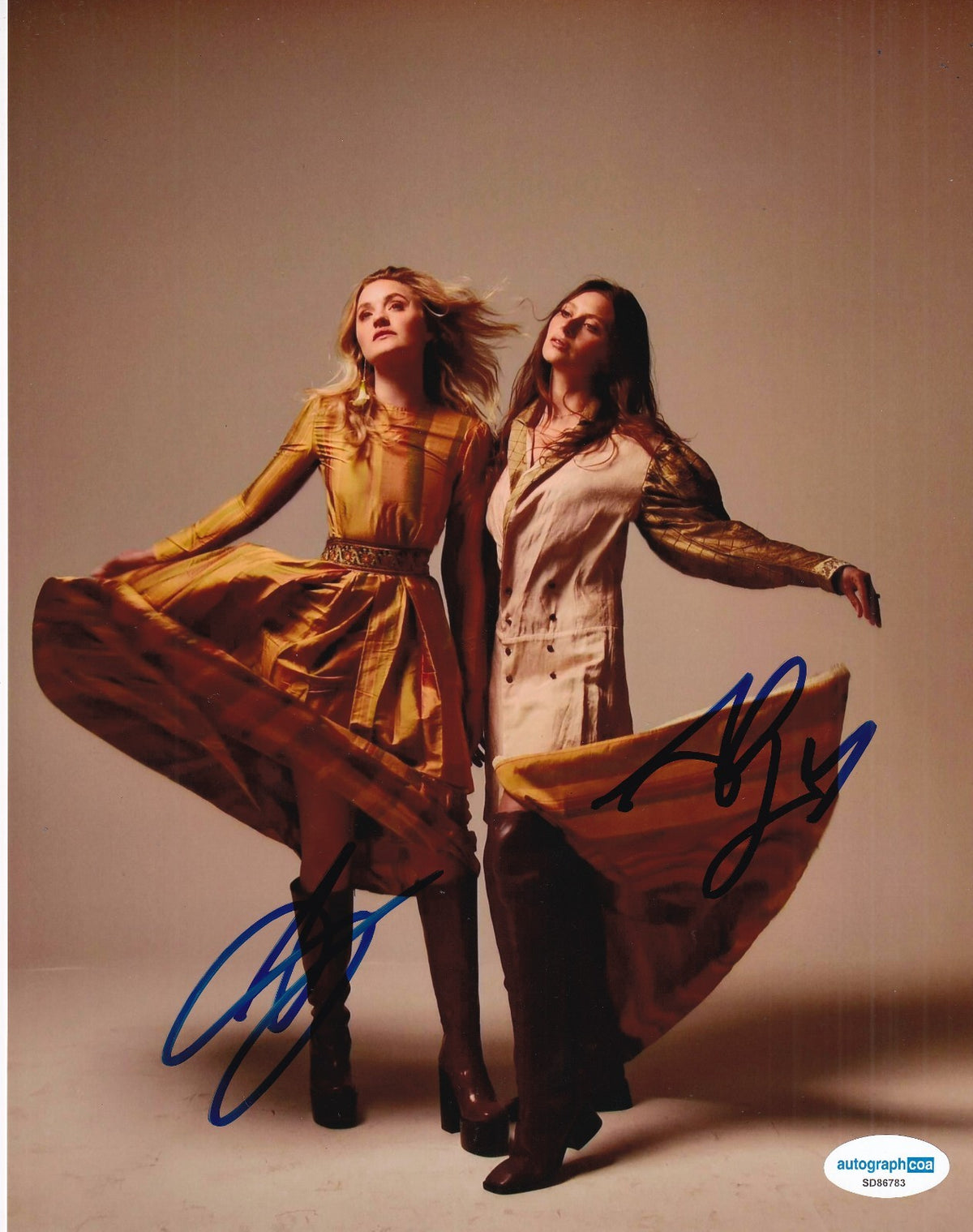 ALY & AJ MICHALKA signed (POP DUO) What It Feels Like 8X10 photo ACOA SD86783