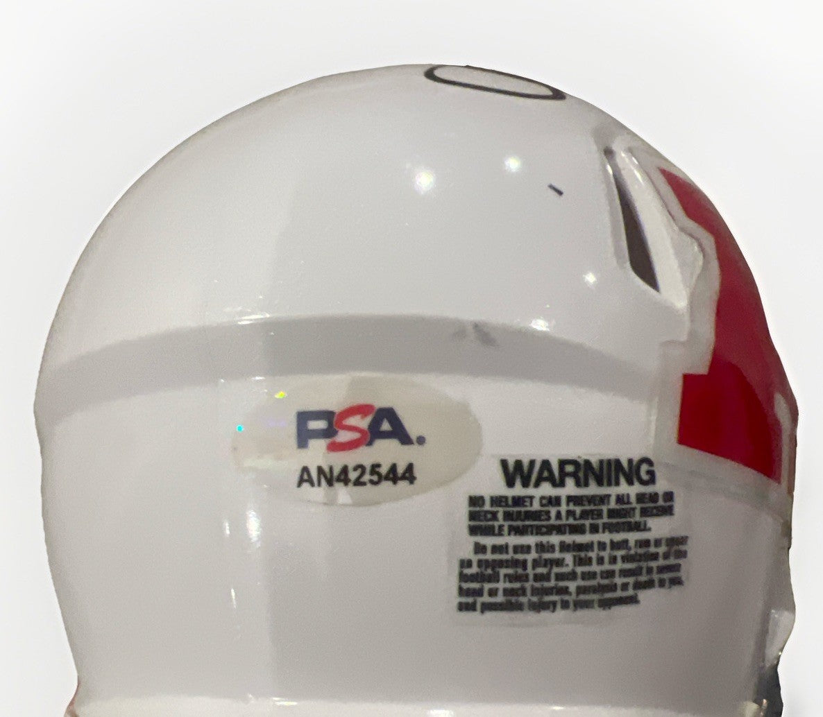 AL MICHAELS signed (Thursday Night Football) Announcer mini  helmet PSA/DNA