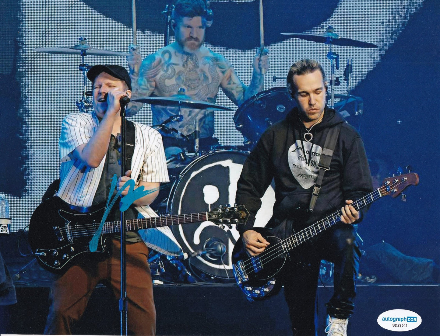 PATRICK STUMP signed (FALL OUT BOY) Music Guitarist 8X10 photo ACOA SD29541