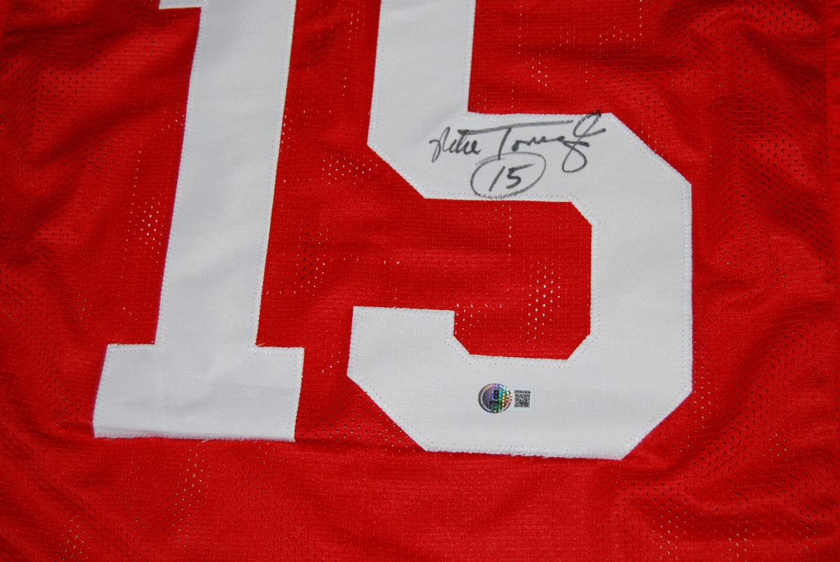 MIKE TOMCZAK signed (OHIO STATE BUCKEYES) Custom football jersey BECKETT BAS