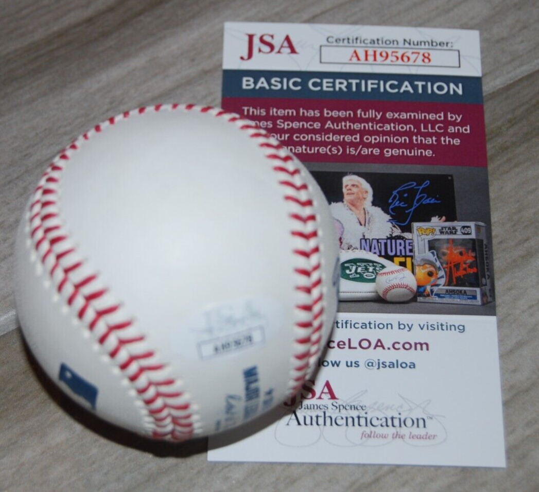 GRANT LAVIGNE signed (COLORADO ROCKIES) Prospect OML baseball JSA COA AH95678