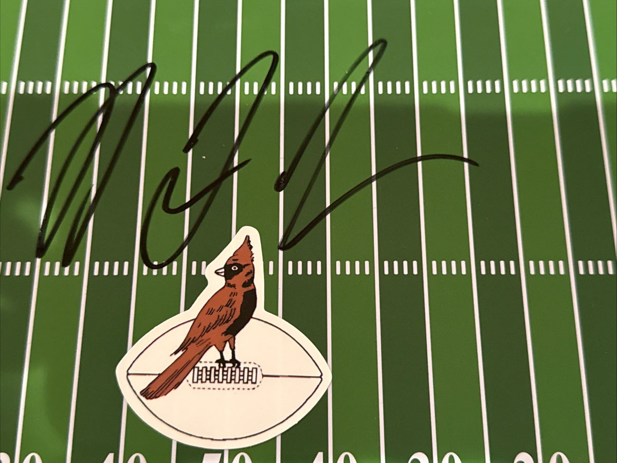 MIKE LAFLEUR signed  (ARIZONA CARDINALS) Coaches clipboard BECKETT BAS BW54028