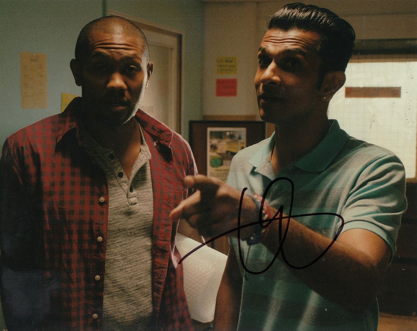 UTKARSH AMBUDKAR signed (BLINDSPOTTING) Movie 8X10 photo *RIN* W/COA