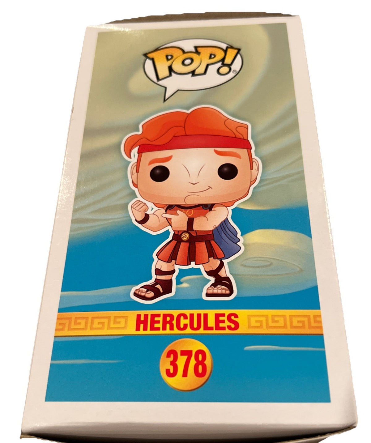 TATE DONOVAN signed (Disney) Hercules Funko Pop #378 Beckett BAS BT781578