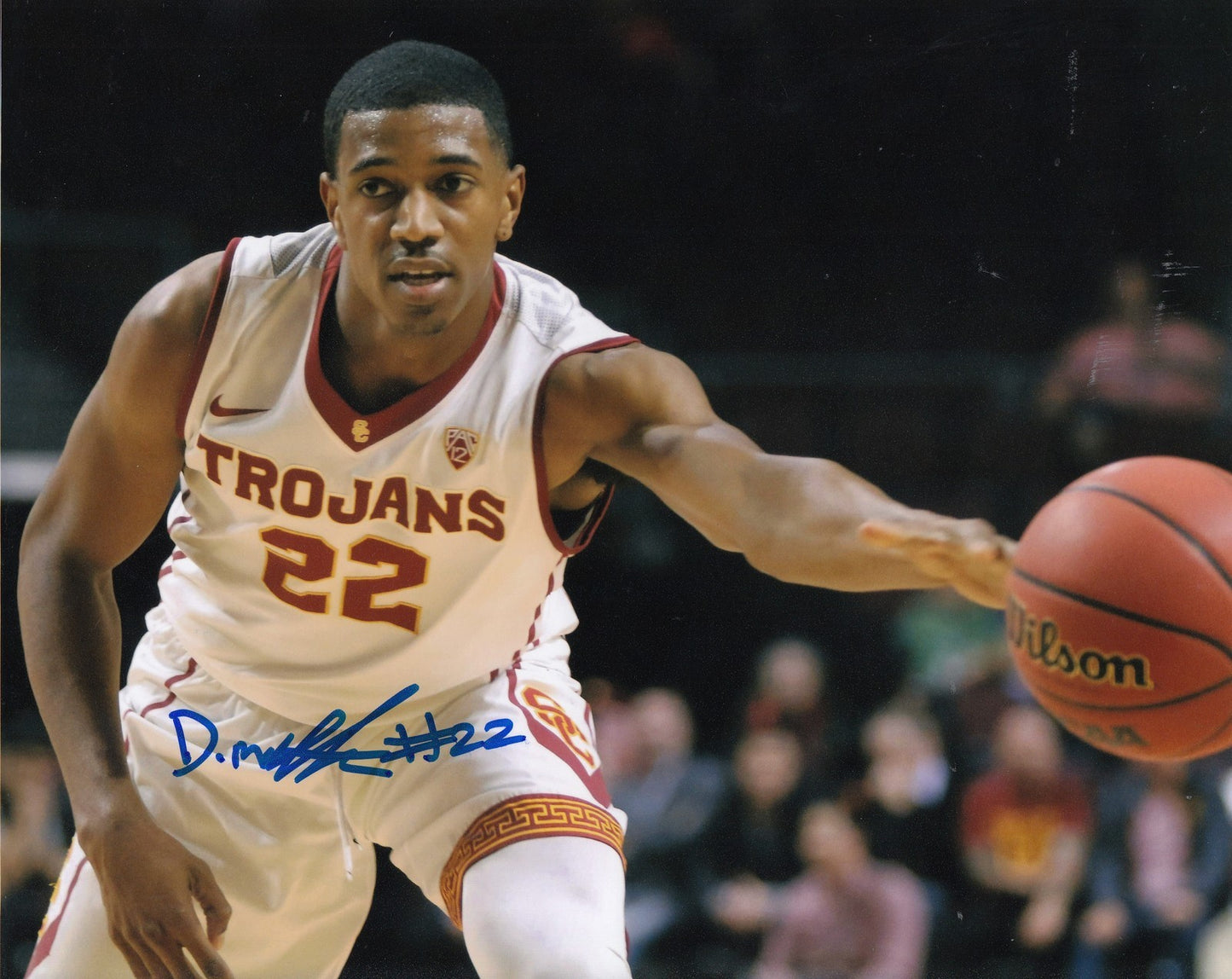 DEANTHONY MELTON signed (USC TROJANS) Basketball NBA DRAFT 8X10 photo W/COA #2