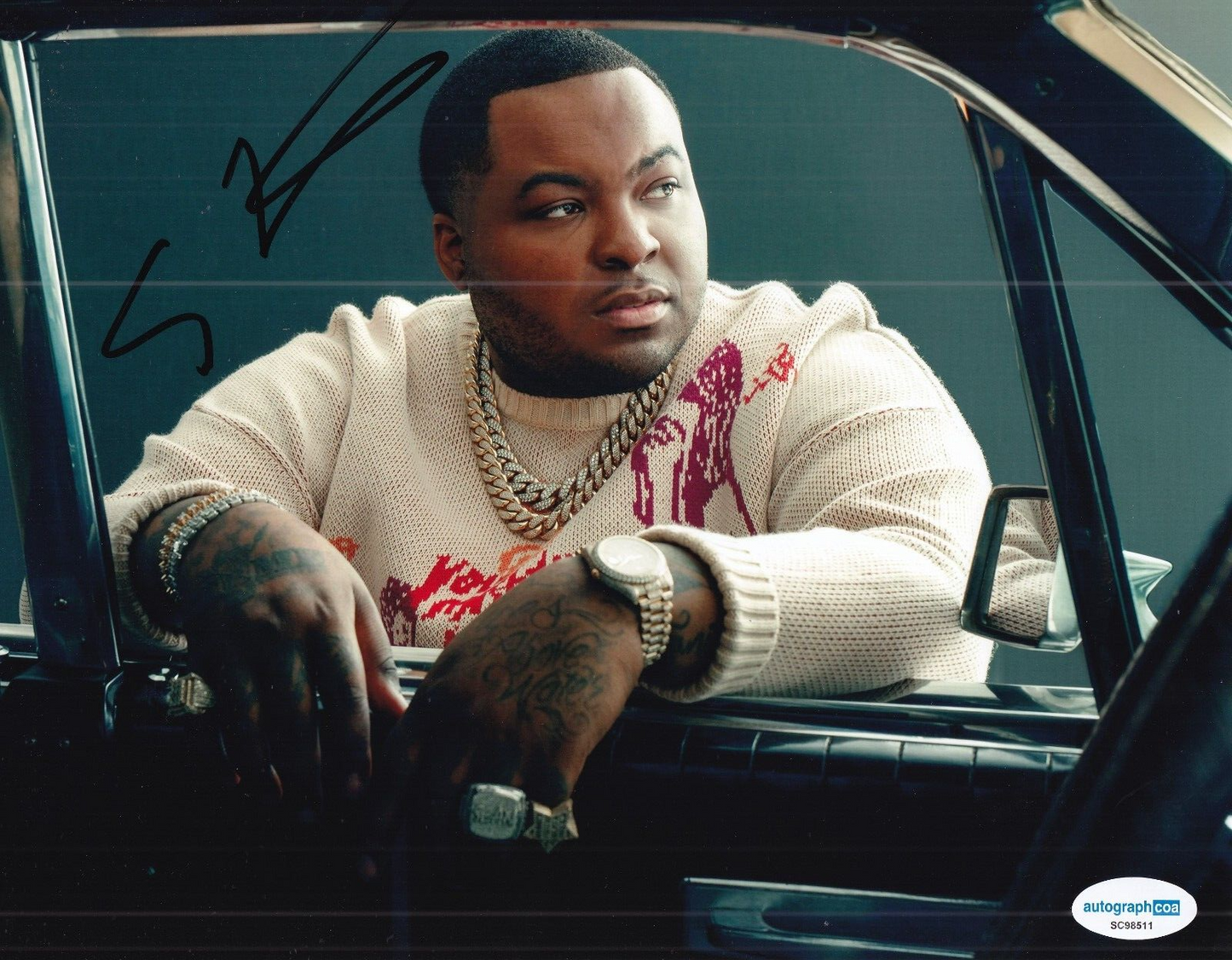 SEAN KINGSTON signed (BEAUTIFUL GIRLS) Singer JAMAICA 8X10 photo ACOA SC98508