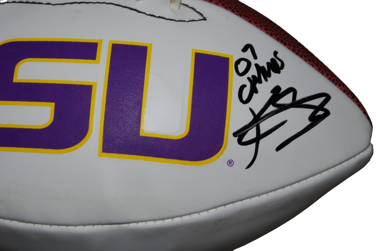 KELVIN SHEPPARD signed (LSU TIGERS) logo signature football BECKETT BW07989