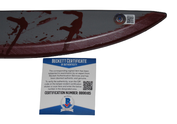 NICK CASTLE signed (HALLOWEEN) Michael Myers (THE SHAPE) knife Beckett BB961895
