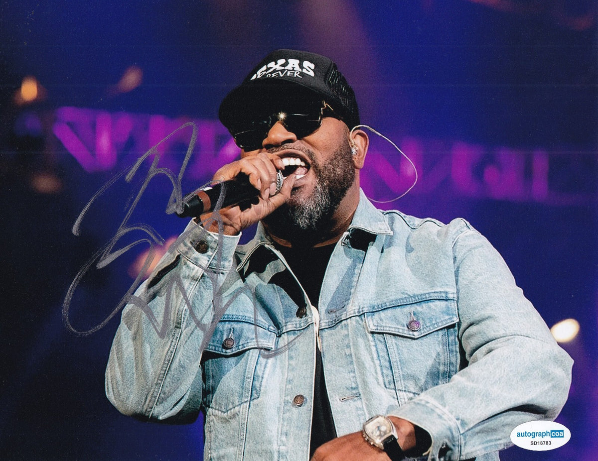 BUN B signed (GIVE ME THAT) Music Singer rapper 8x10 photo ACOA SD18783