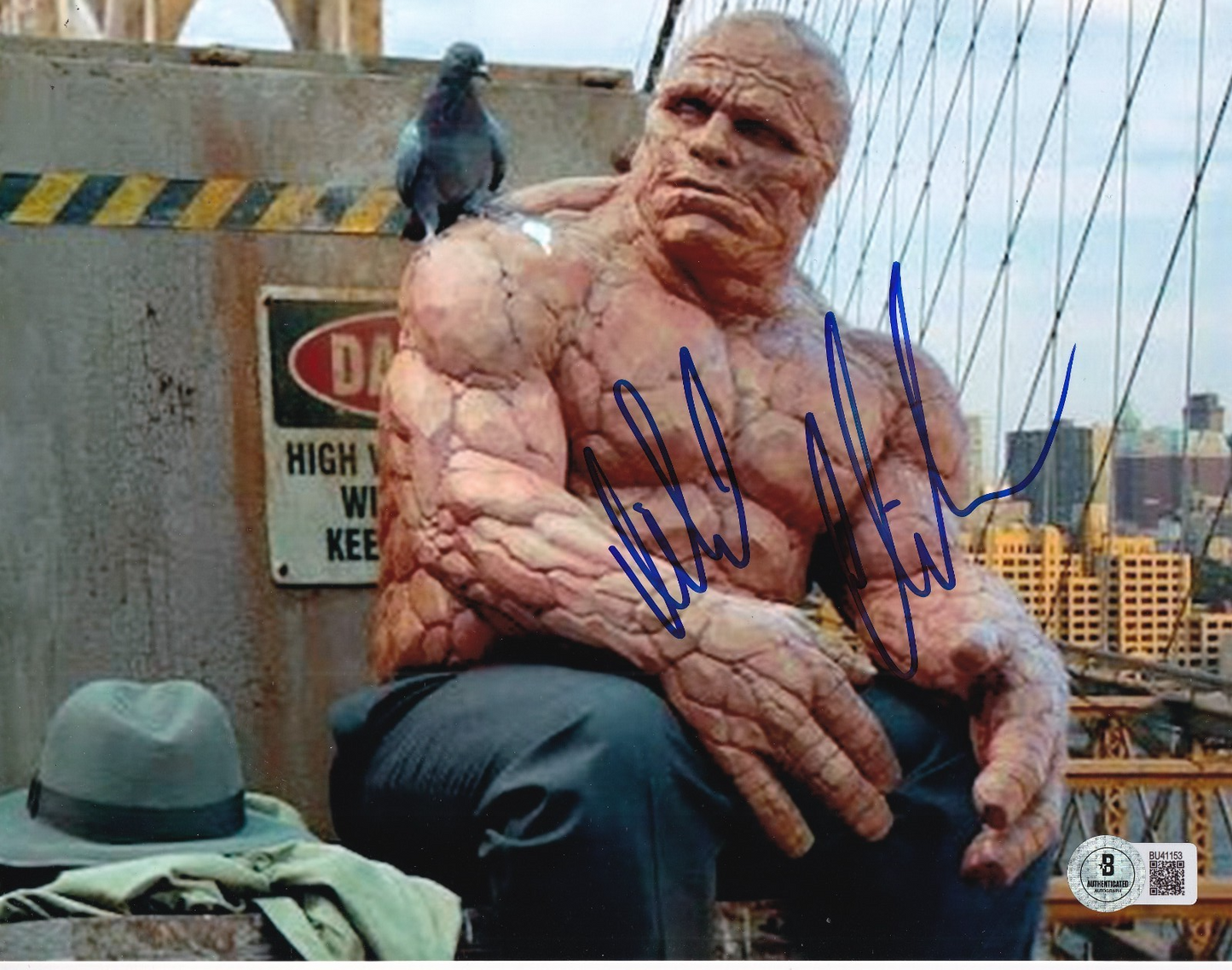 MICHAEL CHIKLIS signed (FANTASTIC FOUR) The Thing 8X10 photo BECKETT BAS BU41153