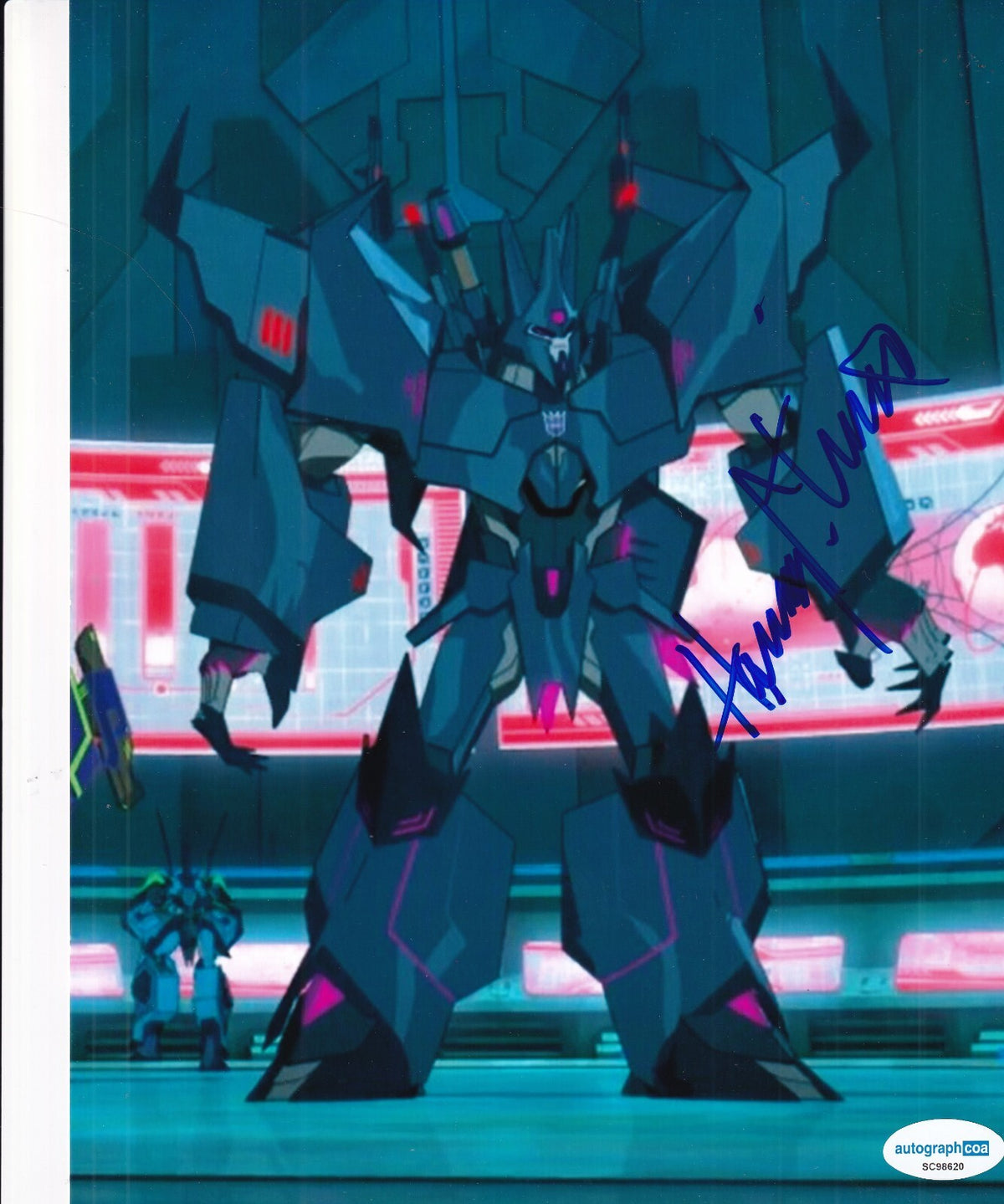 HARRY LENNIX signed (TRANSFORMERS) Robots in Disguise 8X10 photo ACOA SC98620