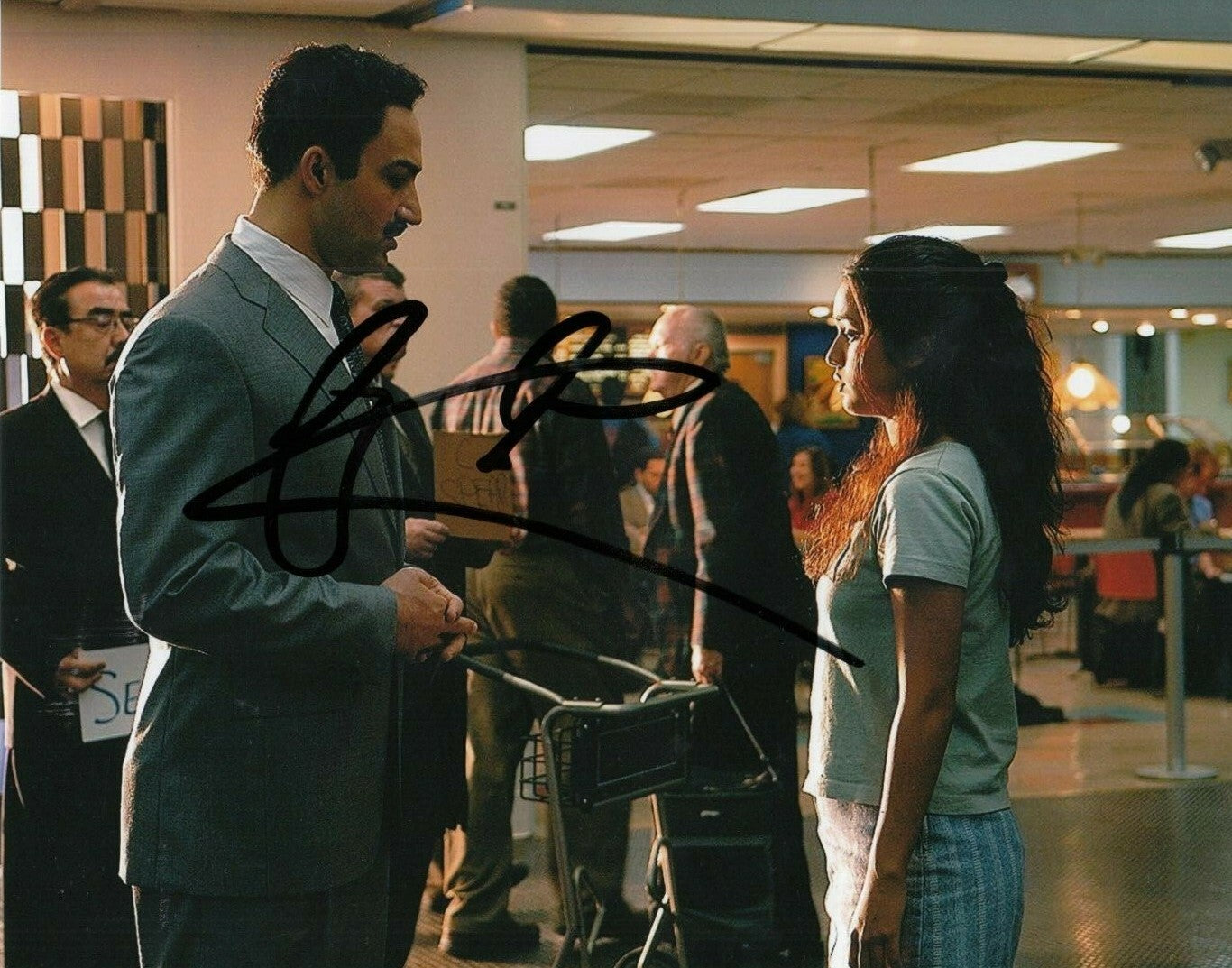 PETER MACDISSI signed (TOWELHEAD) Movie 8X10 photo *Rifat Maroun* W/COA 