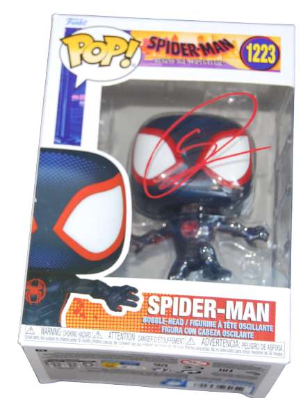SHAMEIK MOORE signed (SPIDER MAN INTO THE VERSE) #1223 Funko Pop JSA AM06103