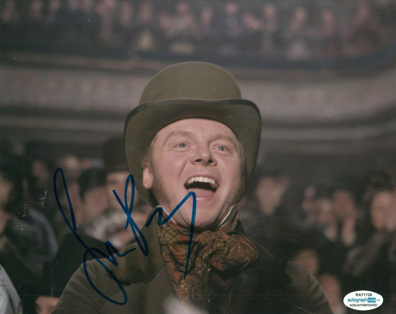 SIMON PEGG signed (BURKE AND HARE) Movie 8X10 photo *William Burke* ACOA 