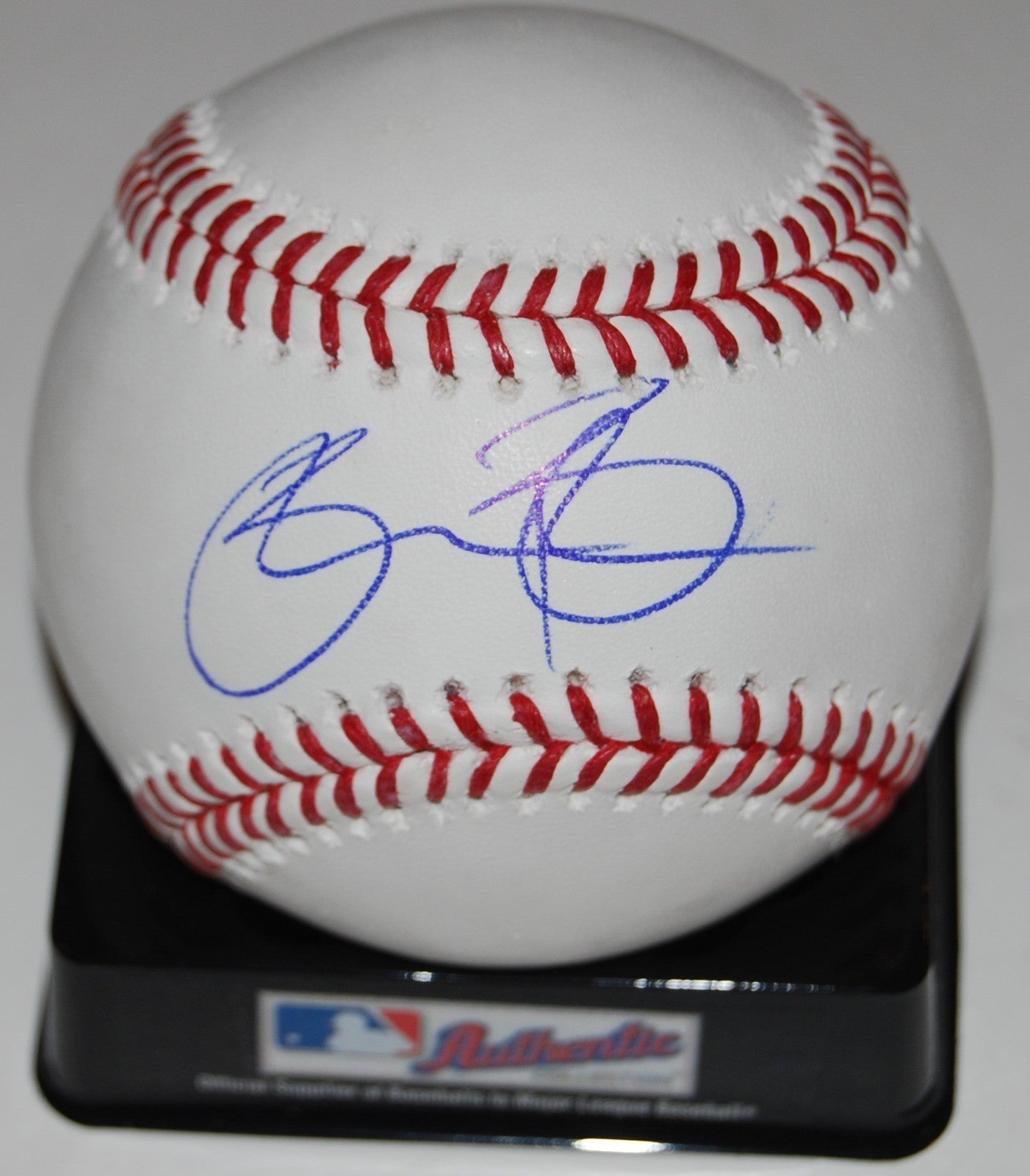 ZACK BURDI signed OML Major League baseball (CHICAGO WHITE SOX) W/COA