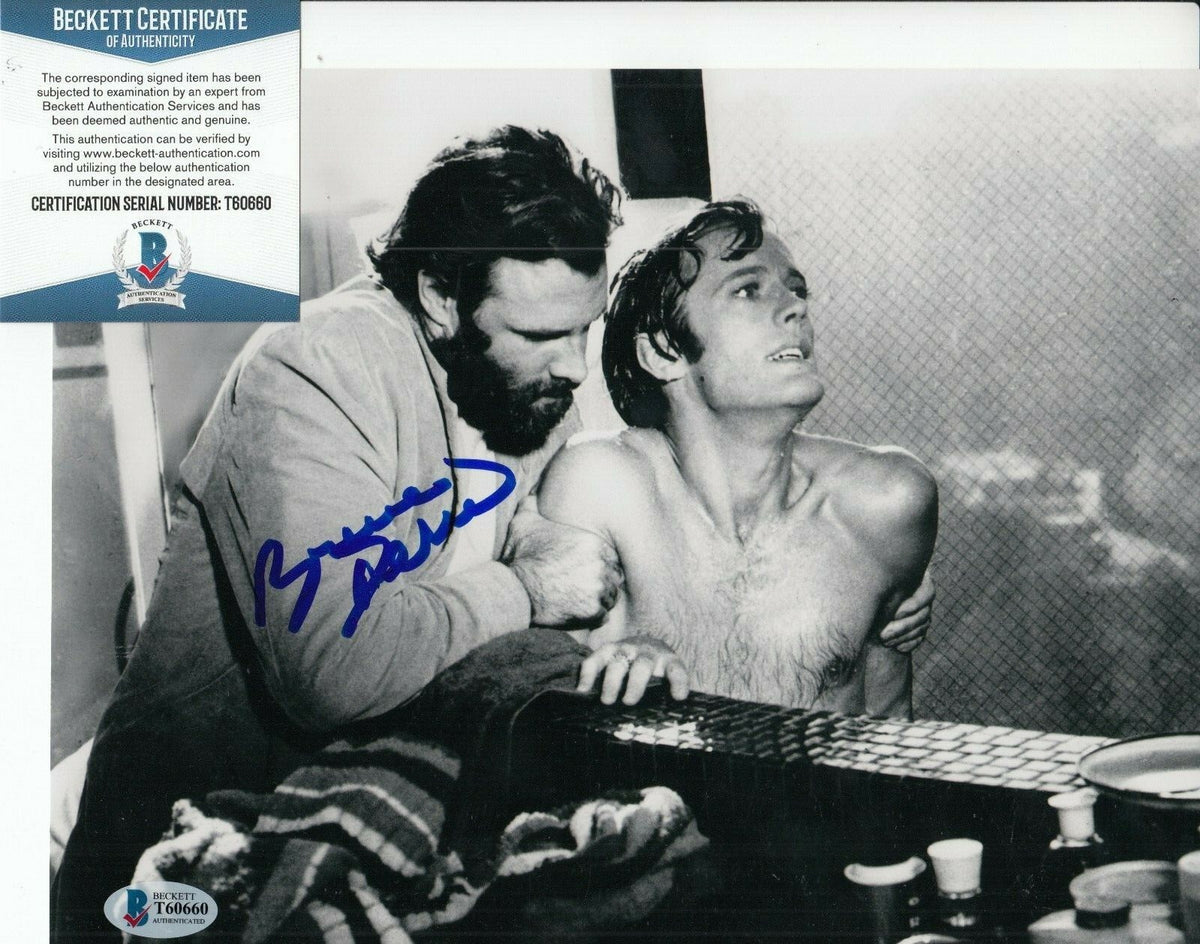 BRUCE DERN signed (THE TRIP) John auto Movie 8X10 photo BECKETT BAS T60660
