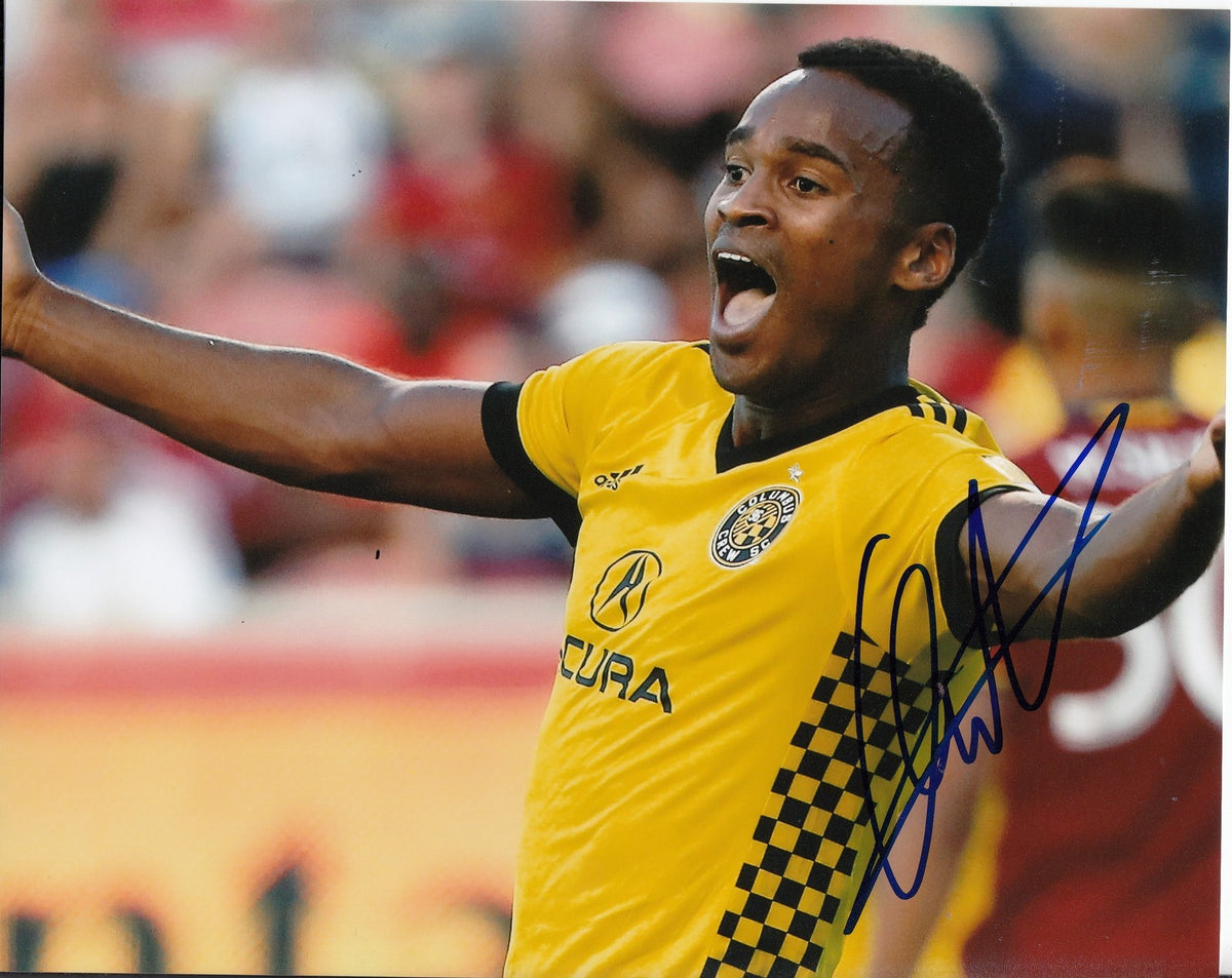 OLA KAMARA signed (COLUMBUS CREW) *LA GALAXY* SOCCER MLS 8X10 photo W/COA #6