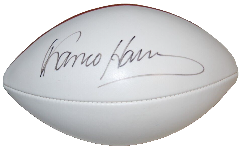 FRANCO HARRIS signed (PITTSBURGH STEELERS) Wilson NFL football BECKETT BL52195