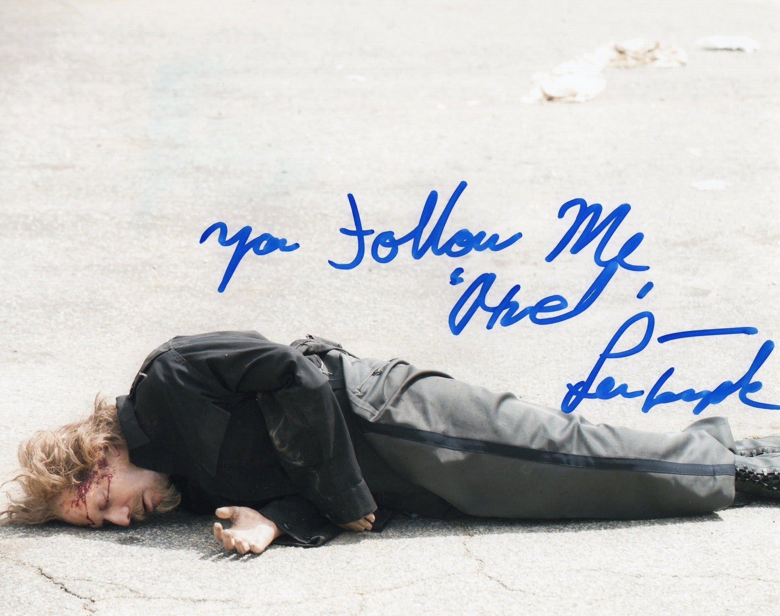 Lew Temple Axel The Walking Dead TV Show Signed 8x10 Photo w/COA #2