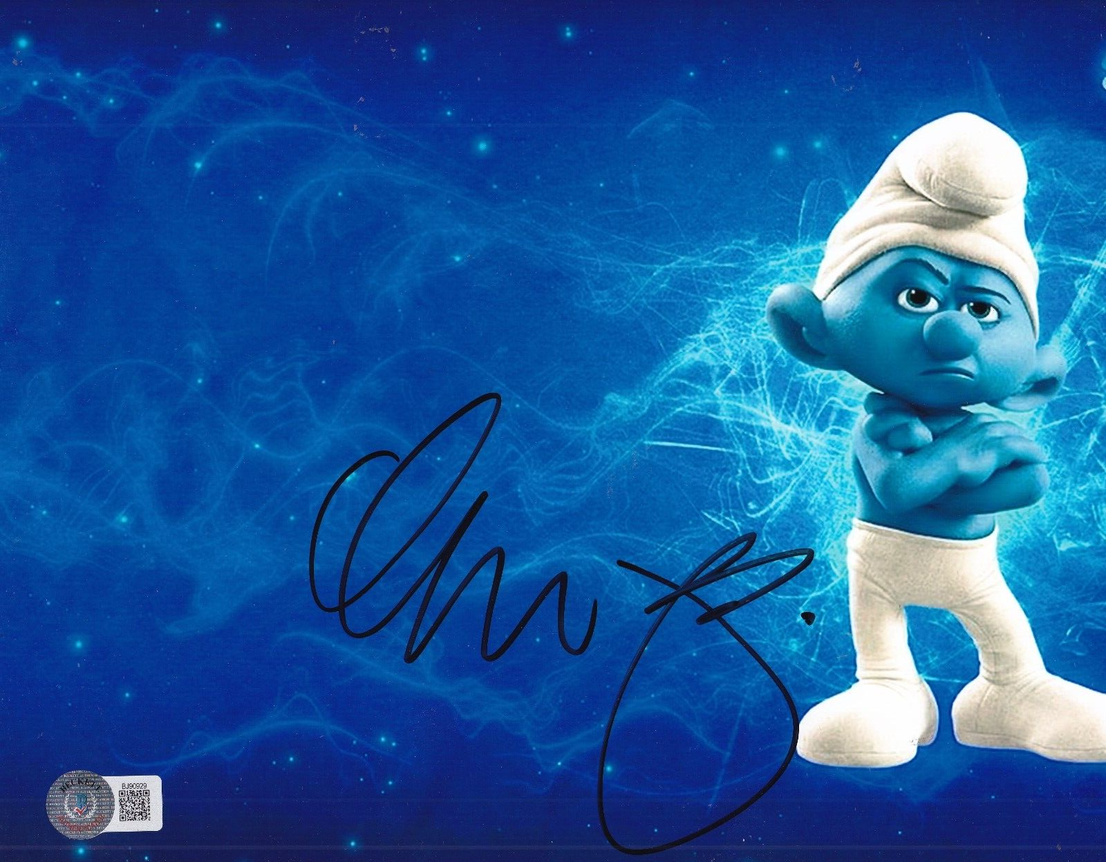 GEORGE LOPEZ signed (THE SMURFS) GROUCHY Movie 8X10 photo BECKETT BAS BJ90929