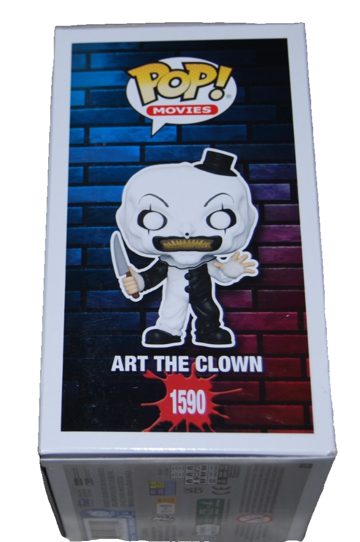 DAMIEN LEON signed (TERRIFIER) Art The Clown #1590 autograph Funko Pop BECKETT