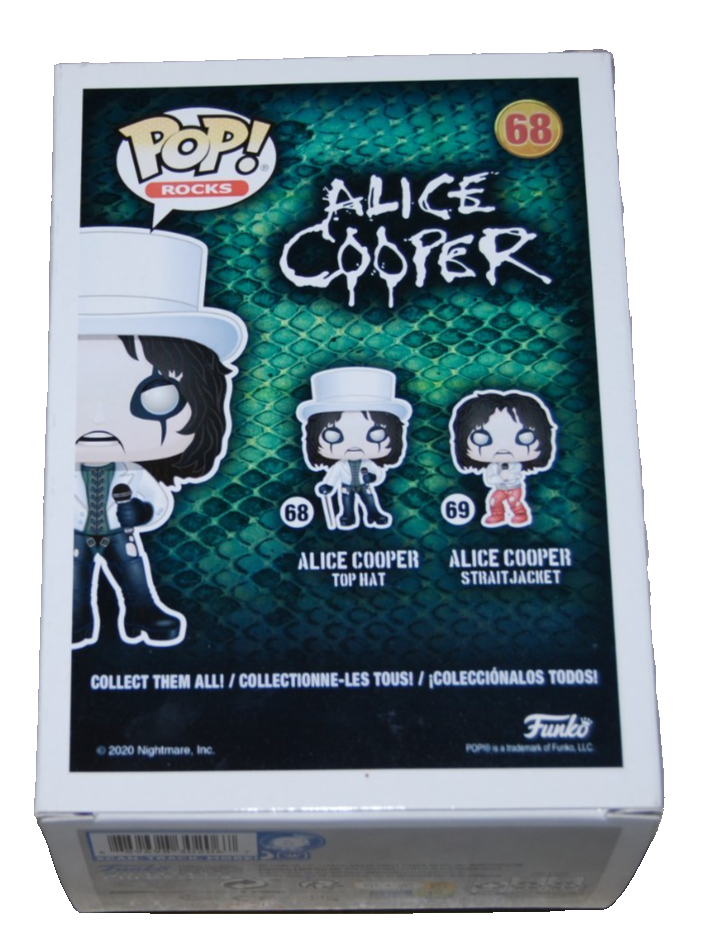 ALICE COOPER signed (POP ROCKS!) School's Out Funko pop #68 BECKETT BAS BU41120