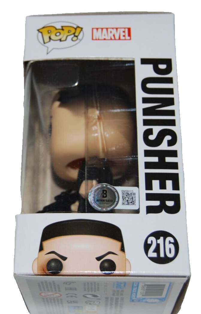 JON BERNTHAL signed (THE PUNISHER) Daredevil #216 Funko Pop BECKETT BAS BM39113