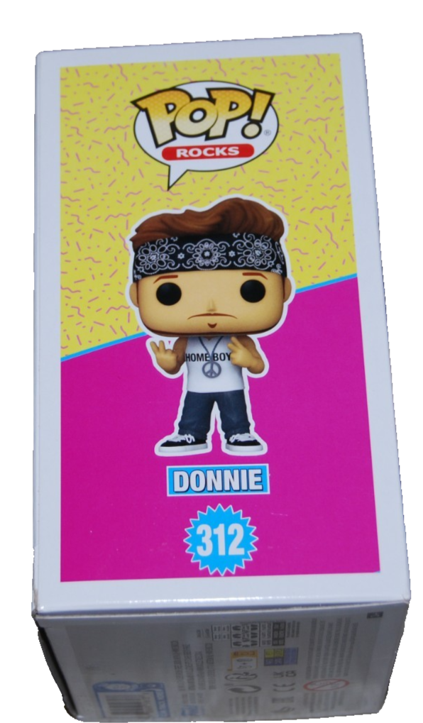 DONNIE WAHLBERG signed (NEW KIDS ON THE BLOCK) #312 Funko Pop BECKETT BU41135