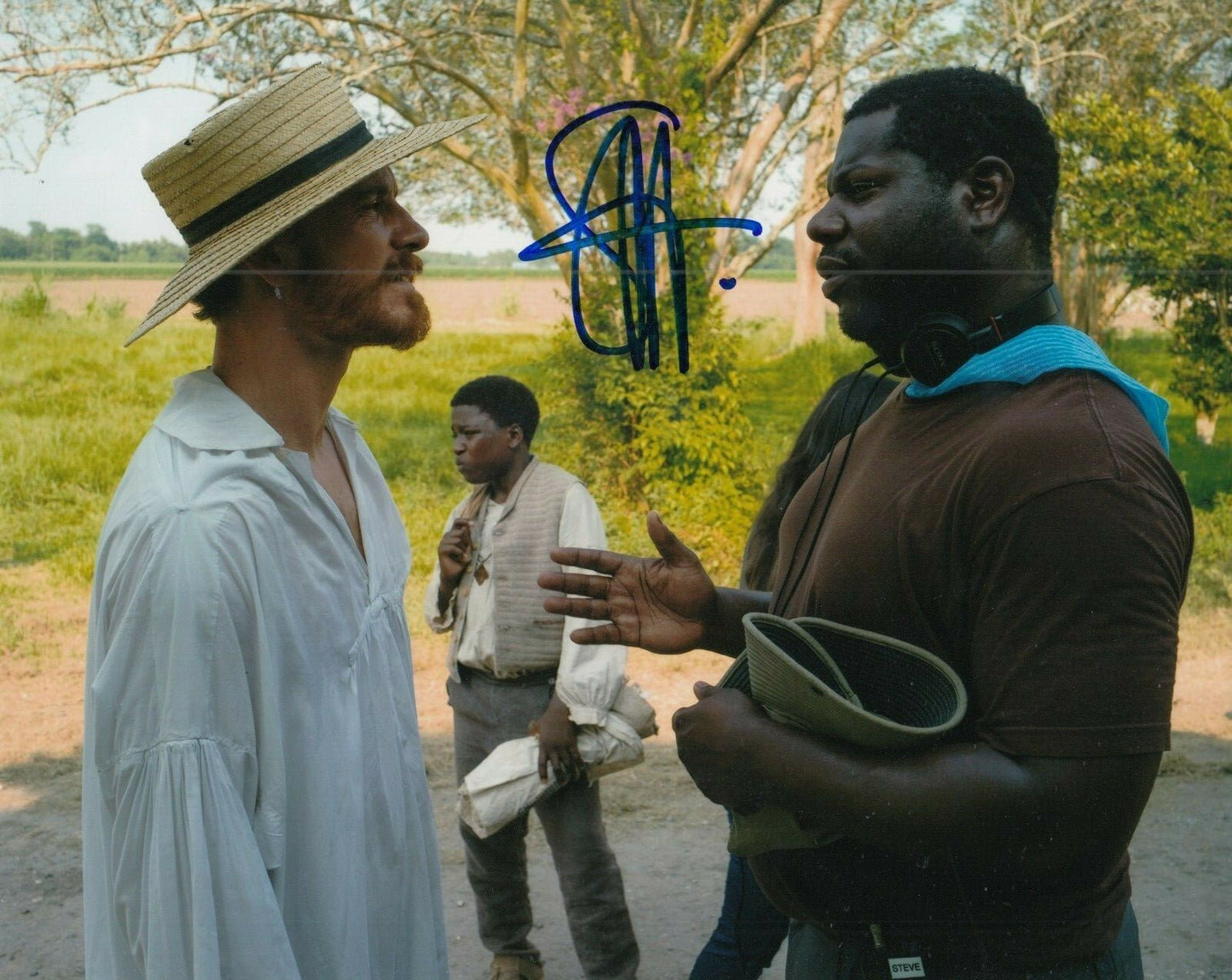 STEVE MCQUEEN signed (12 YEARS A SLAVE) Movie director 8X10 photo W/COA #3