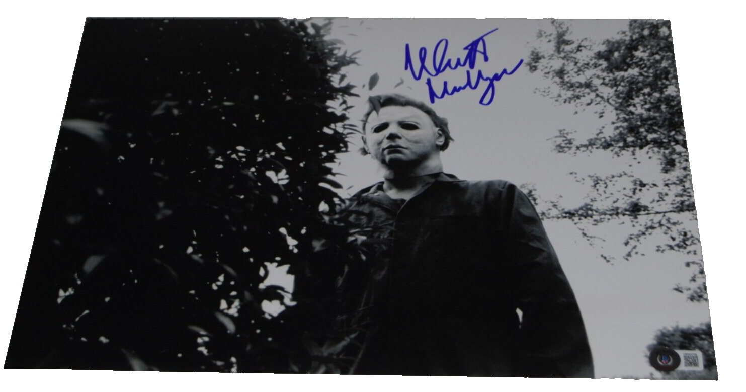 NICK CASTLE signed (HALLOWEEN) Movie 11X14 Michael Myers BECKETT BAS 1W002708