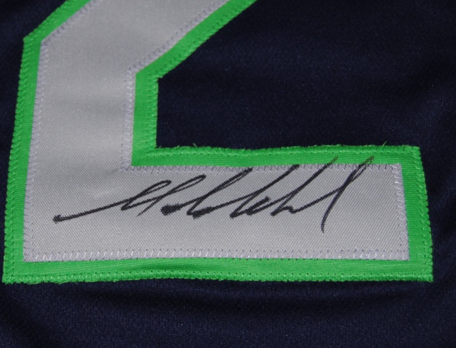 MIKE MACDONALD signed (SEATTLE SEAHAWKS) football jersey BECKETT BAS BW61048