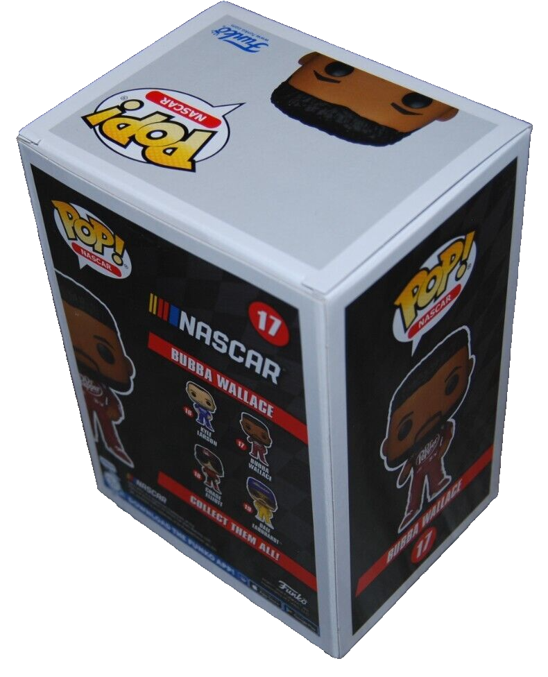 BUBBA WALLACE signed (NASCAR) autograph Racing FUNKO POP #17 BECKETT BAS BP30269