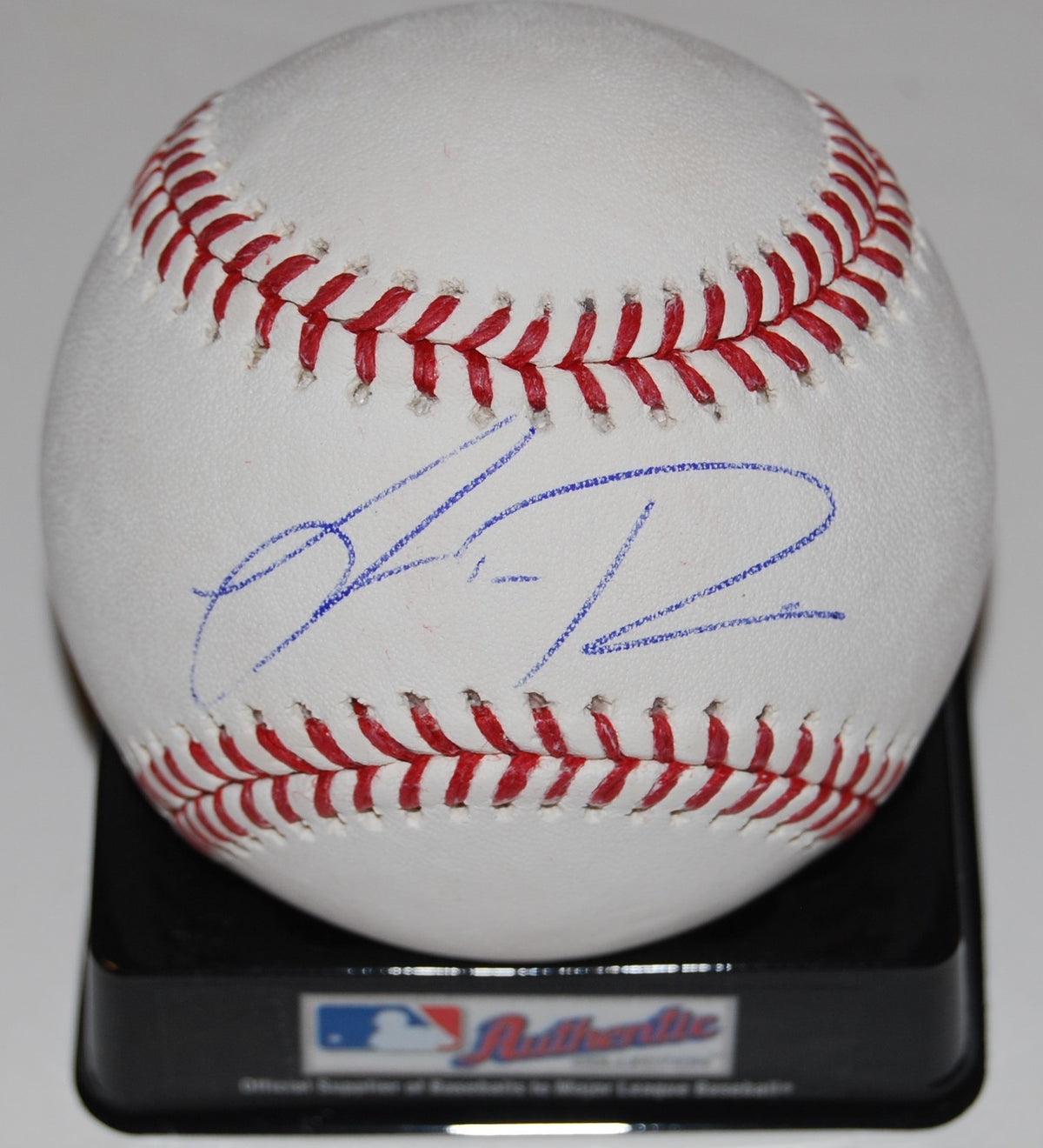 LAZ RIVERA signed OML Major League baseball (CHICAGO WHITE SOX) W/COA