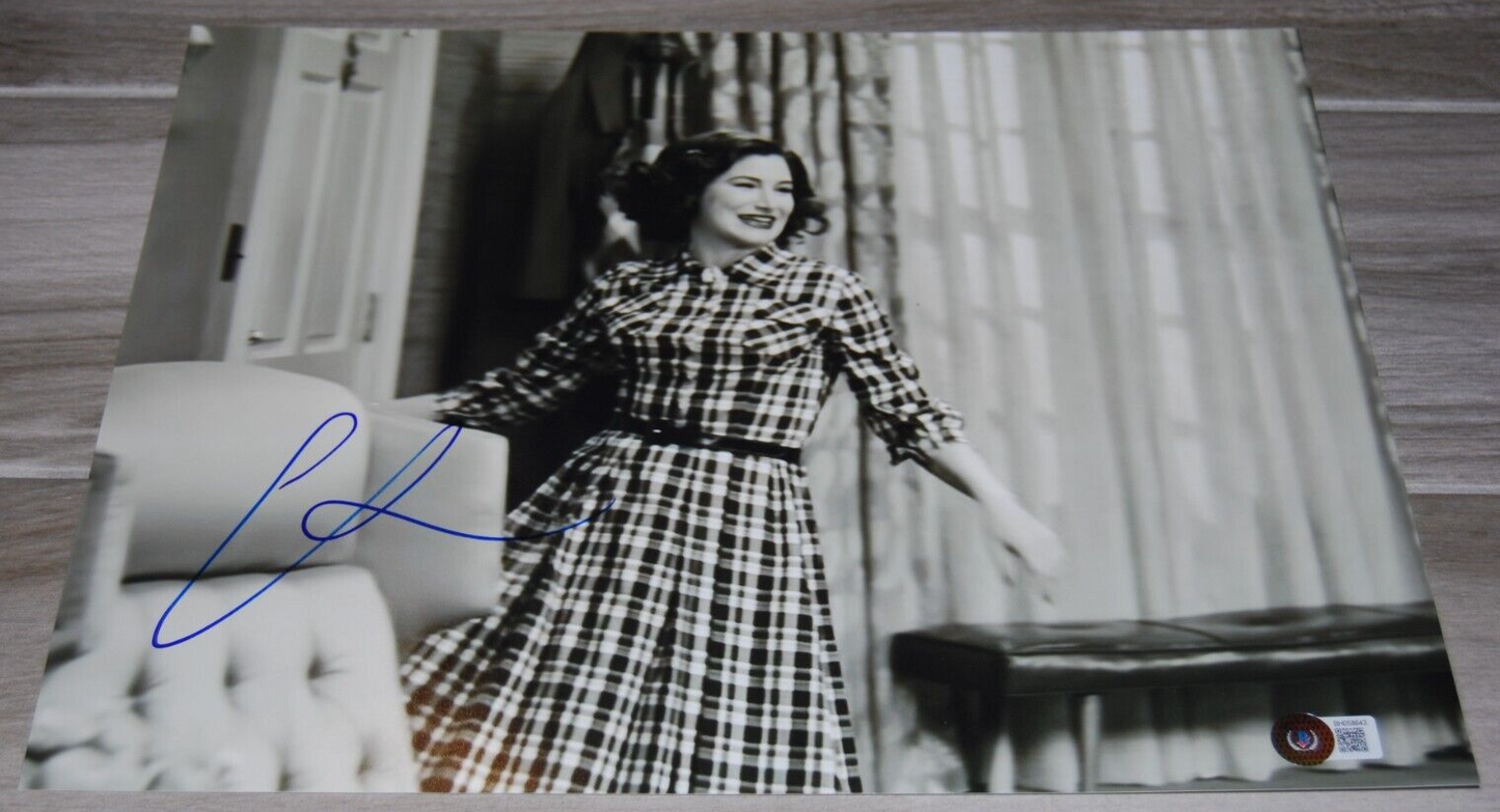 KATHRYN HAHN signed (WANDAVISION) Agatha Harkness 11X14 photo BECKETT BH058643
