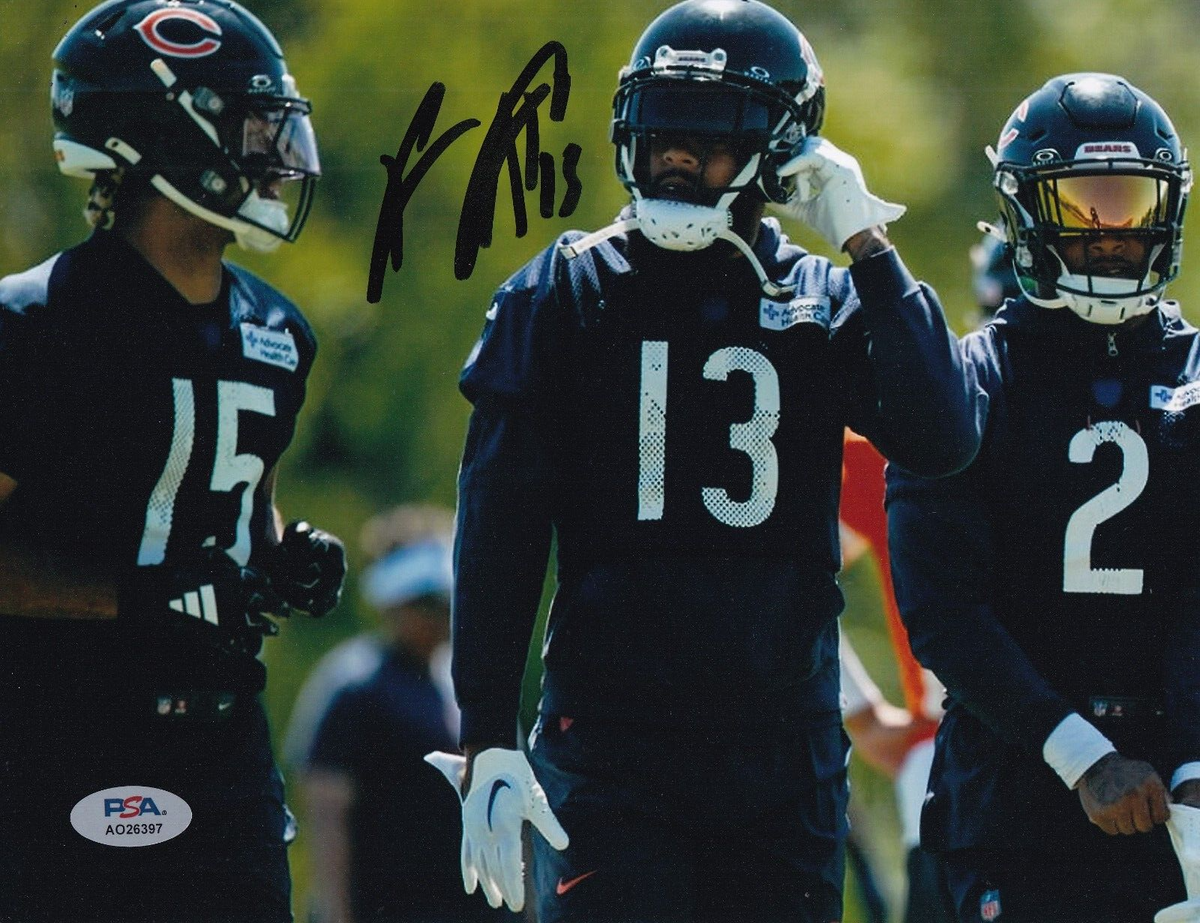 KEENAN ALLEN signed (CHICAGO BEARS) Football 8X10 photo PSA/DNA AO26397