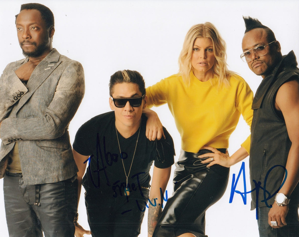 TABOO and APL DE AP signed (THE BLACK EYED PEAS) Music 8X10 photo W/COA #4