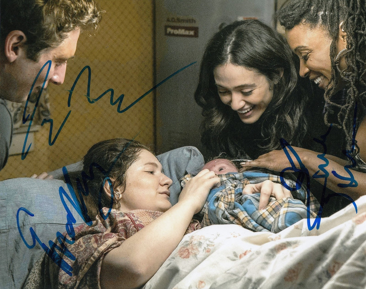 SHAMELESS cast signed 8X10 photo LIP (JEREMY ALLEN WHITE) DEBS (EMMA KENNEY) COA