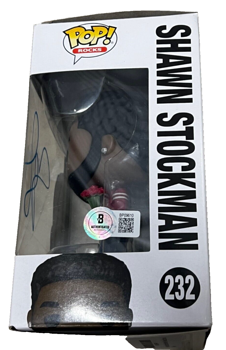 SHAWN STOCKMAN signed (BOYS II MEN) #232 Funko Pop Rocks! BECKETT BAS BP09610