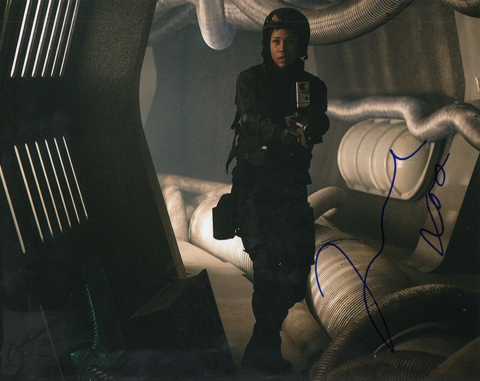 ZAWE ASHTON signed (DOCTOR WHO) 8X10 photo *Journey Blue* autographed W/COA #1