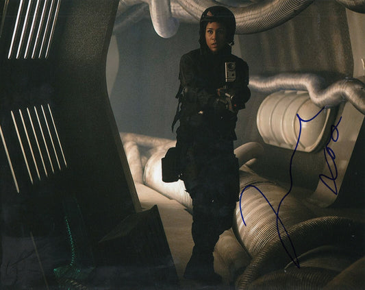 ZAWE ASHTON signed (DOCTOR WHO) 8X10 photo *Journey Blue* autographed W/COA #1