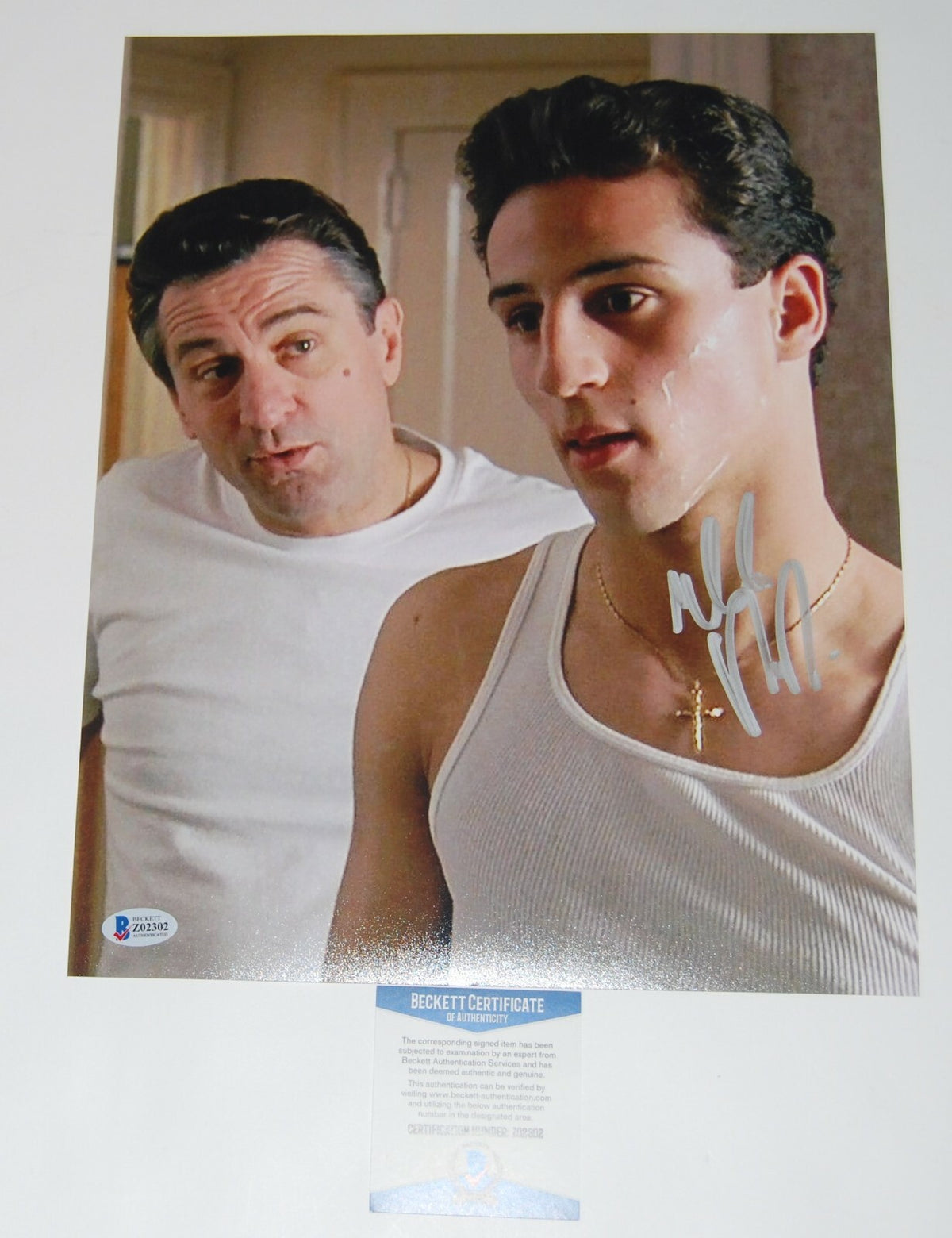 LILO BRANCATO signed (A BRONX TALE) *PROOF* Movie 11X14 photo BECKETT BAS #10